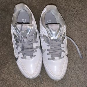 Nike White and grey women’s cleats